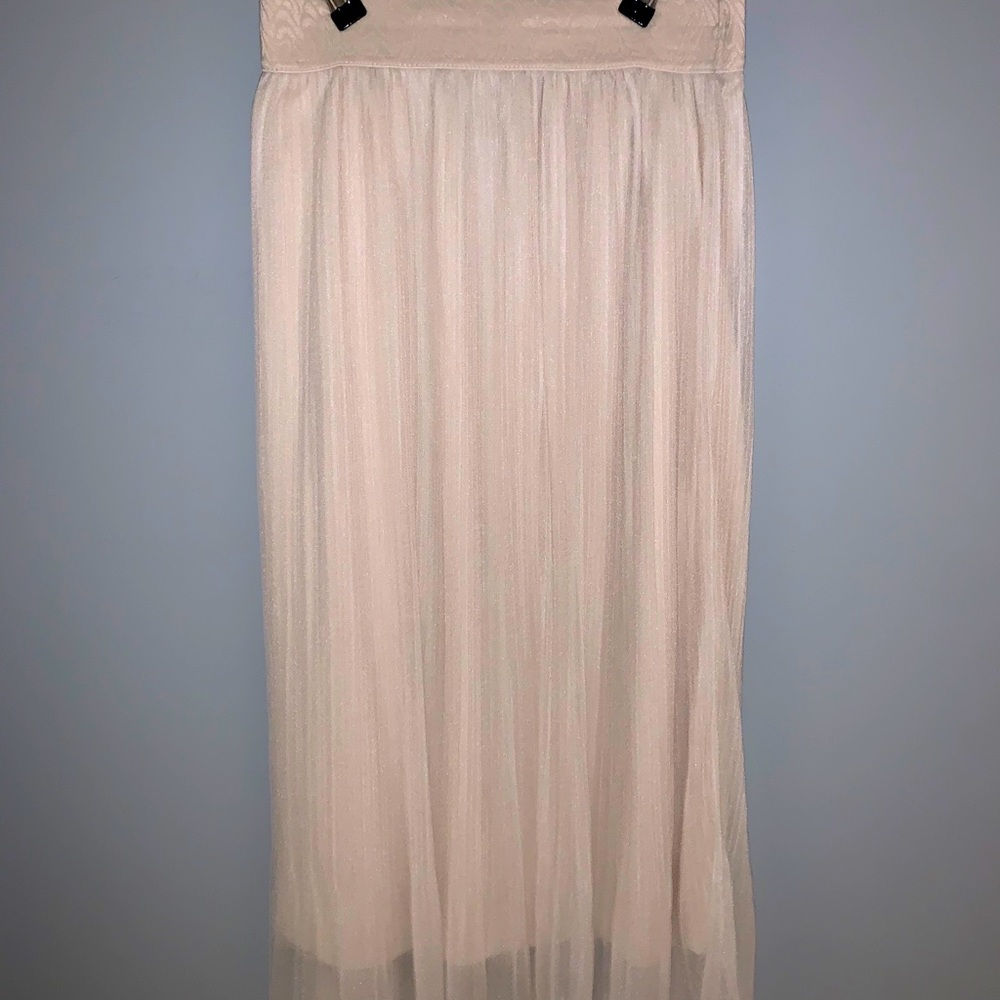 Cream Dress Skirt with Inner Lining